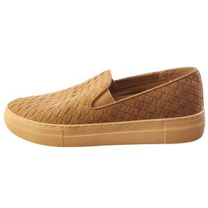 Vince Camuto Kamron Quilted Slip On Sneakers Loafer Beige Sz 10M/42